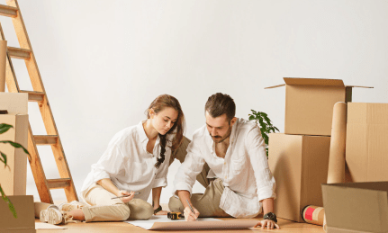 מעבר דירה בעזרת קרטונים
