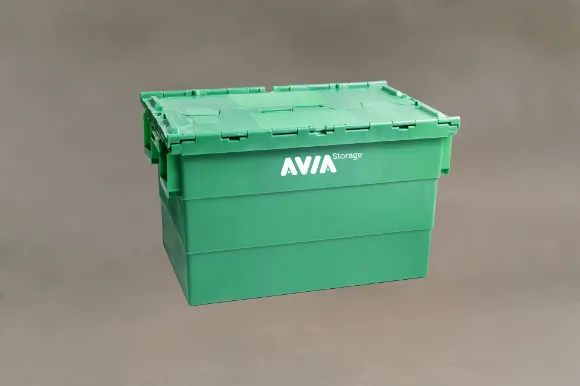 ארגז פלסטיק קשיח רב פעמי למעבר דירה